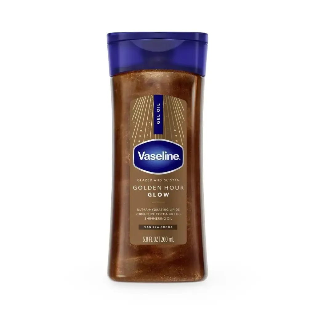 VASELINE GOLDEN HOUR GLOW VANILLA COCOA 200ML