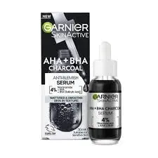GARNIER SKINACTIVE AHA+BHA WITH CHARCOAL ANTI BLEMISH SERUM 4% 30ML