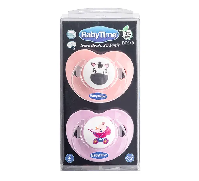 BABYTIME SOOTHER DOUBLE 2'LI EMZIK BT218