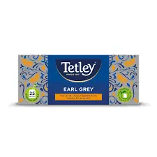 TETLEY EARLY GREY THE NOIR SAVEUR BERGAMOTE SIBTIL ET ACIDULE