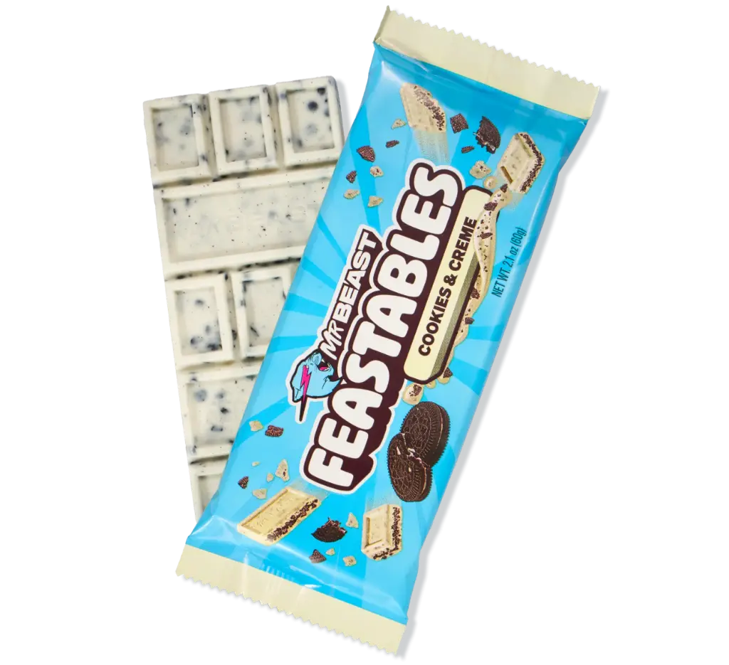 MR BEAST FEASTABLES COOKIES ET CREME 60G