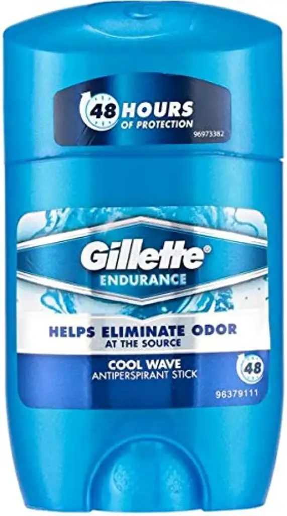 GILLETTE ENDURANCE HELPS ELIMINATE ODOUR COOL WAVE ANTIPERSPIRANT STICK 48ML