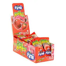 FINI ROLLER FIZZ STRAWBERRY 18PCS 