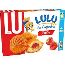 LU LULU LA COQUELINE FRAISE 165G