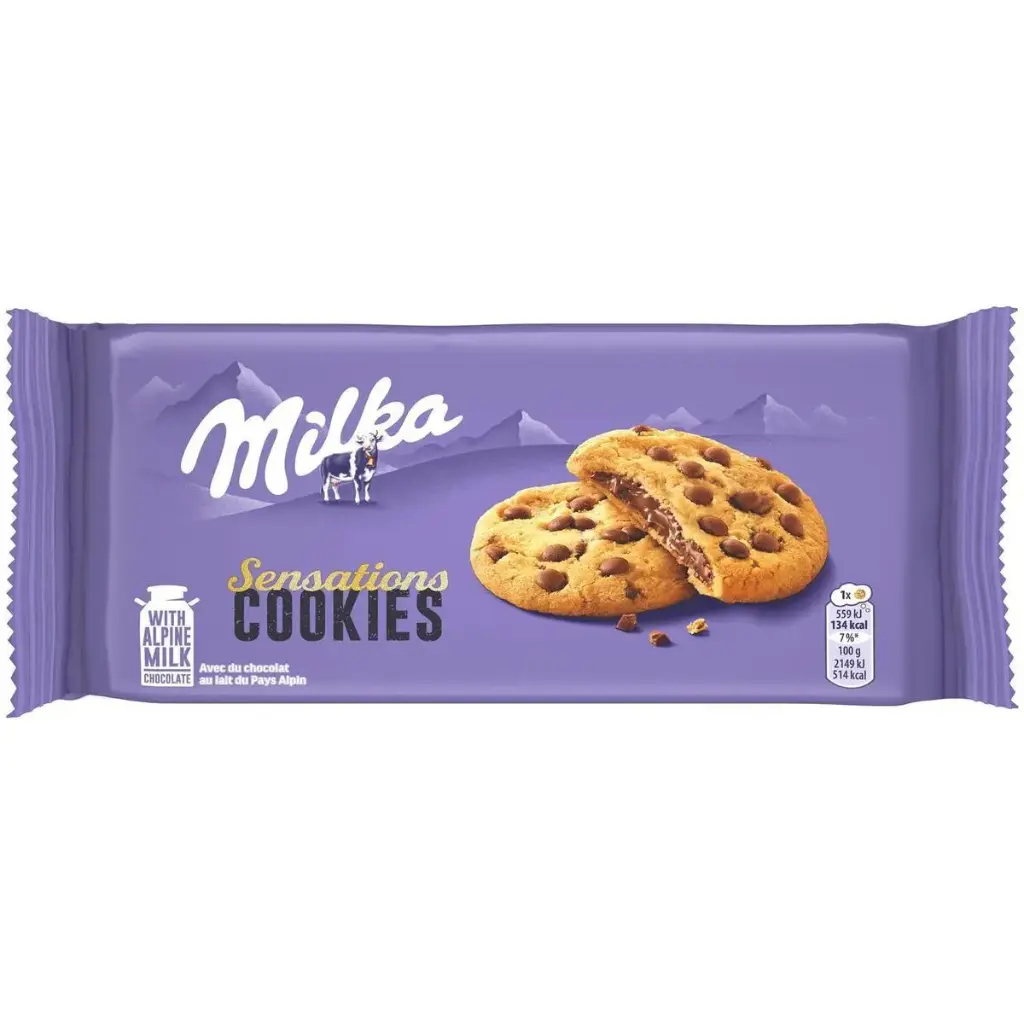 MILKA SENSATIONS COOKIES 208G