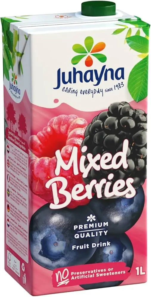 JUHAYNA MIXED BERRIES FRUIT DRINK 1L