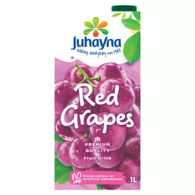 JUHAYNA RED GRAPES FRUIT DRINK 1L