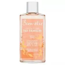 BIEN ETRE L'EAU PARFUMEE DES FAMILLES MANDARINE FLEUR DE COTON MUSC BLANC 250ML