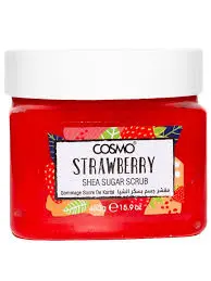 COSMO STRAWBERRY SHEA SUGAR SCRUB 450G