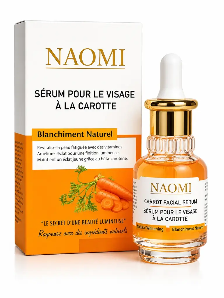 NAOMI SERUM POUR LE VISAGE A LA CAROTTE 40ML