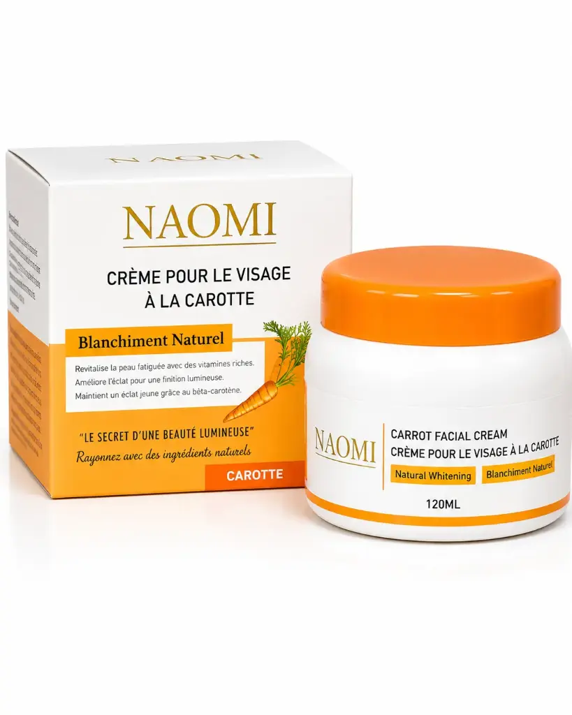 NAOMI CREME POUR LE VISAGE A LA CAROTTE 120ML