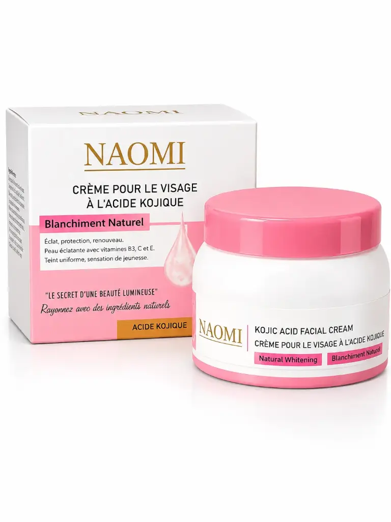 NAOMI CREME POUR LE VISAGE A L'ACIDE KOJIQUE 120ML