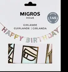 HBD EN LETTRE EN PAPIER