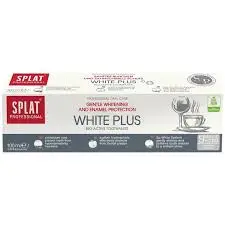 SPLAT PROFESSIONAL WHITE PLUS BIO ACTIVE TOOTHPASTE 100ML