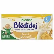 BLEDINA BLEDIDEJ SAVEUR BISCUIT DES 6 MOIS 2X250ML