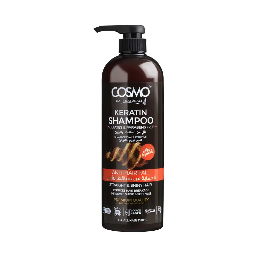 COSMO HAIR NATURALS KERATIN SHAMPOO ANTI-HAIR FALL 1000ML