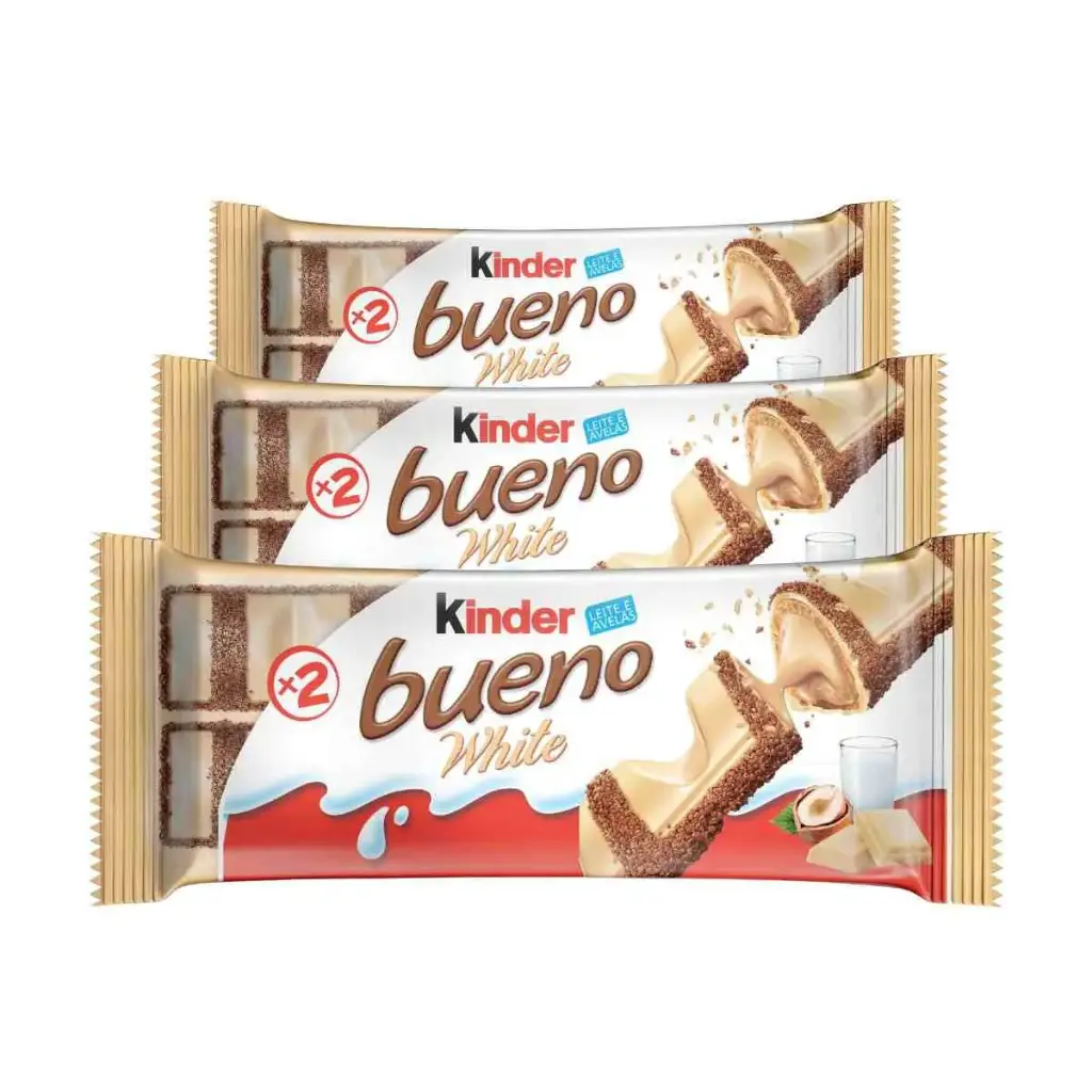 KINDER BUENO WHITE 3 LOT×39G