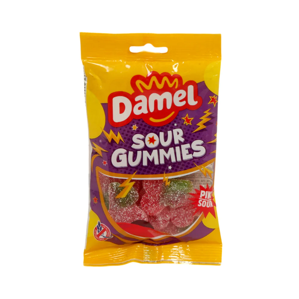DAMEL SOUR GUMMIES PIKA SOUR 80G