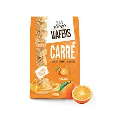 TOREN WAFERS CARRE ORANGE 125G
