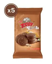 ELVAN TODAY BISCOTIME COCOA ET HAZELNUT COOKIES 250G