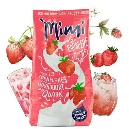 MIMI TYP ERDBEERE MIX FUR MILCH MIT TRAUBEN-ZUCKER 400G