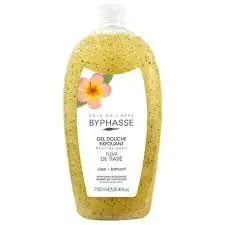 BYPHASSE GEL DOUCHE EXFOLIANT FLEUR DE TIARE 750ML