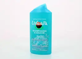 USHUAIA SHAMPOOING ET DOUCHE FRAICHEUR INTENSE MINERAUX MARIN DE L'ATLANTIQUE 300ML