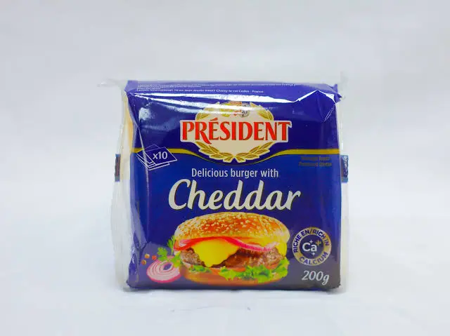 PRESIDENT DELICIOUS BURGER WITH CHEDDAR 200G