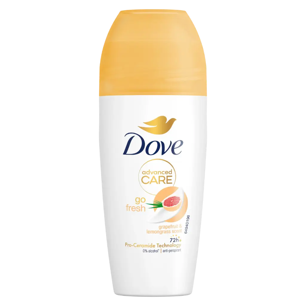 DOVE ADVENCED CARE GO FRESH GRAPEFRUIT & LEMONGRASS SCENT ANTI-PERSPIRANT 72H 50ML