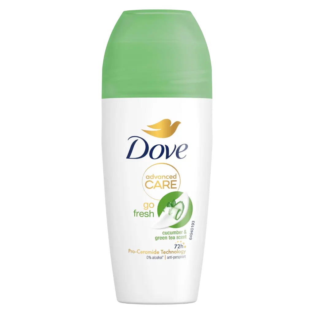 DOVE ADVENCED CARE GO FRESH CUCUMBER & GREEN TEA SCENT ANTI-PERSPIRANT 72H 50ML