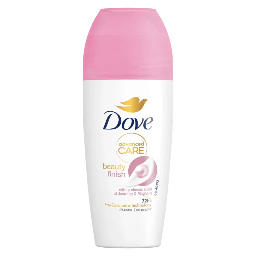 DOVE ADVENCED CARE BEAUTY FINISH WITH A CLASSIC SCENT OF JASMINE & MAGNOLIA ANTI-PERSPIRANT 72H 50ML