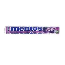 MENTOS CHEWY DRAGEES GRAPE