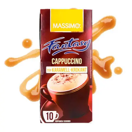 MASSIMO FANTASY CAPPUCCINO TYP KARAMELL-KROKANT 125G