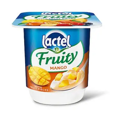 LACTEL FRUITY WITH FRUIT PIECES 125G