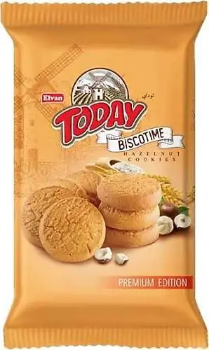 ELVAN TODAY BISCOTIME HAZELNUT COOKIES 250G