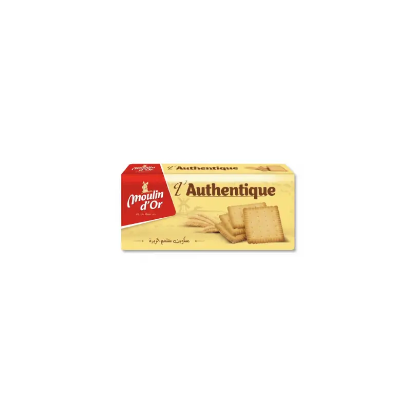 MOULIN D'OR L'AUTHENTIQUE BISCUIT SAVEUR BEURRE 205GR