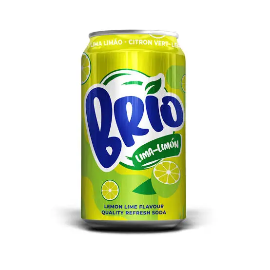 BRIO LIMA-LIMON LEMON LIME FLAVOUR QUALITY REFRESH SODA 33CL