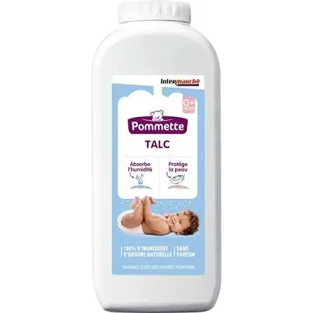 POMMETTE TALC TALK 100% D'INGREDIENTS D'ORIGINE NATURELLE SANS PARFUM 250G