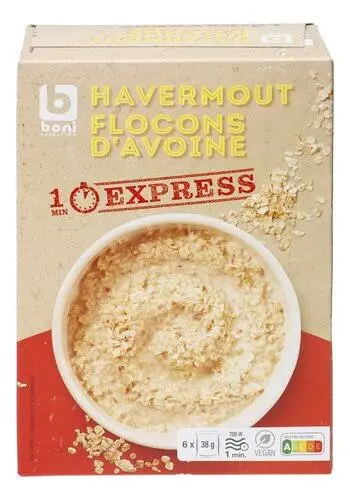 BONI HAVERMOUT FLOCONS D'AVOINE 228G