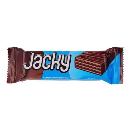JACKY COCOA COATED WAFER WITH COCOA CREAM 20G