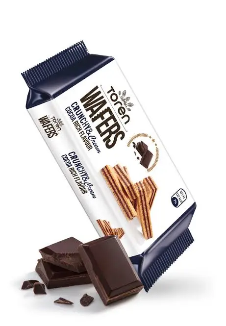 TOREN WAFERS COCOA& CREAM FINEST COCOA FLAVOUR 55G