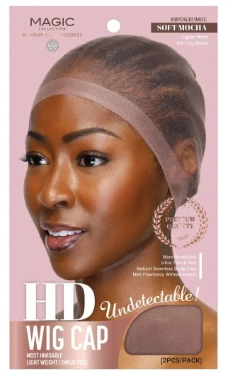 NUKIBELL HD  SOFT MOCHA WIG CAP 2PCS