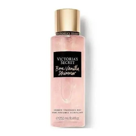 VICTORIAS SECRET BARE VANILLA SHIMMER BRUME PARFUMEE SCINTILLANTE 250ML