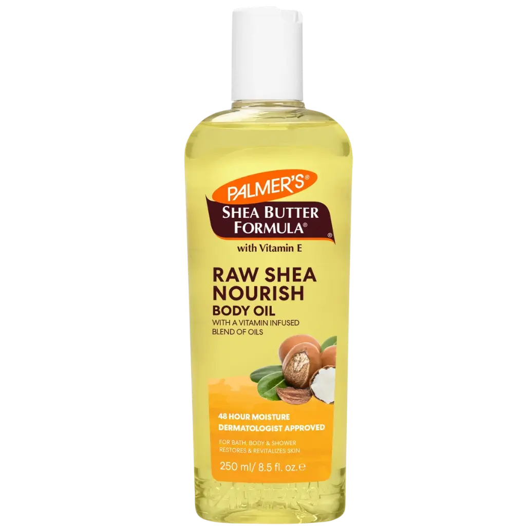 PALMER'S SHEA BUTTER FORMULA WITH VITAMIN E RAW SHEA NOURISH BODY OIL 250ML