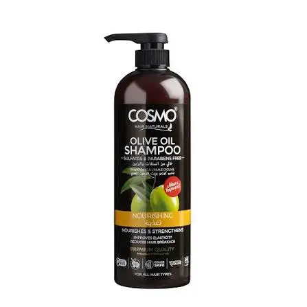 COSMO HAIR NATURALS OLIVE OIL SHAMPOO NOURISHING FOR ALL HAIR TYPES 1000ML