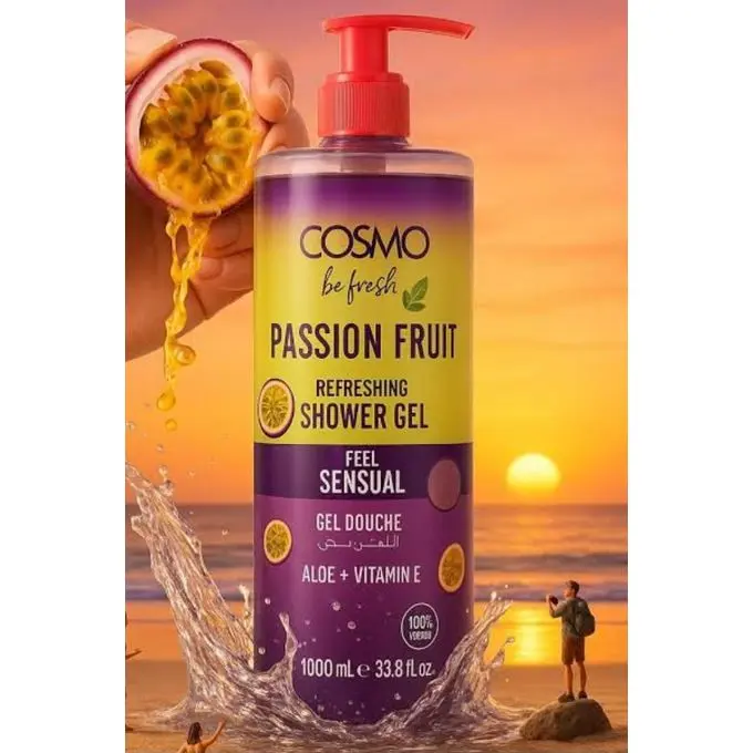 COSMO PASSION FRUIT REFRESHING SHOWER GEL FEEL 1000ML