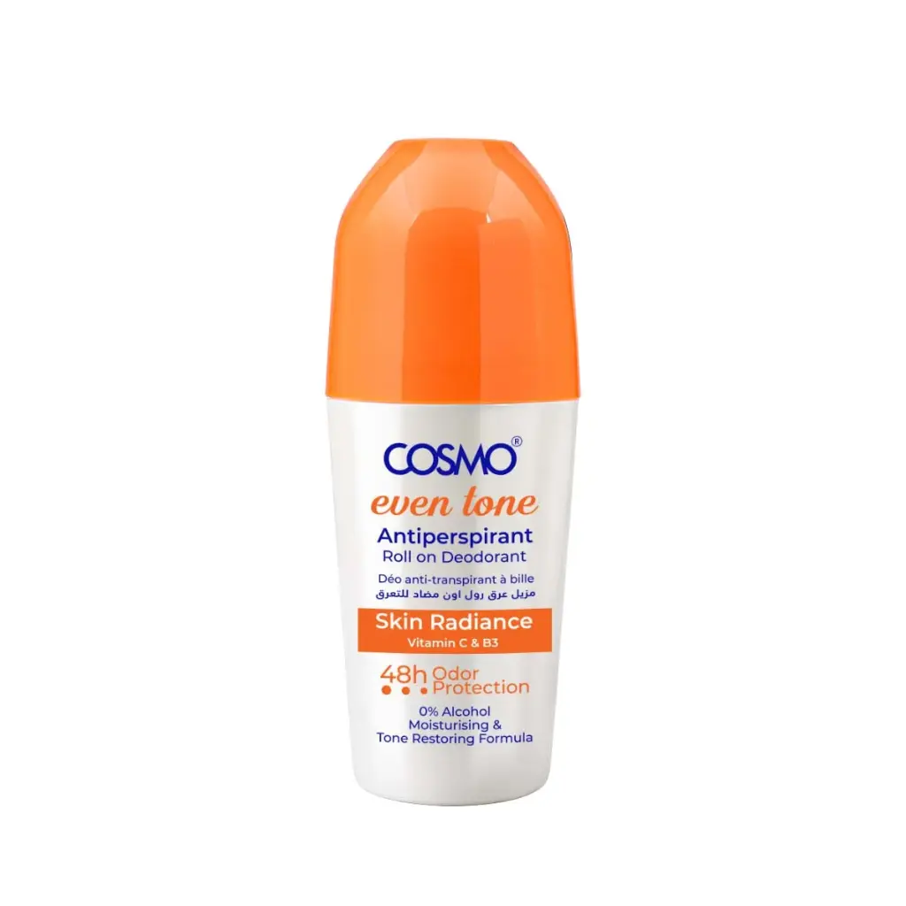 COSMO EVEN TONE ANTIPERSPIRANT ROLL ON DEODORANT SKIN RADIANCE 48H ODOR PROTECTION 50ML