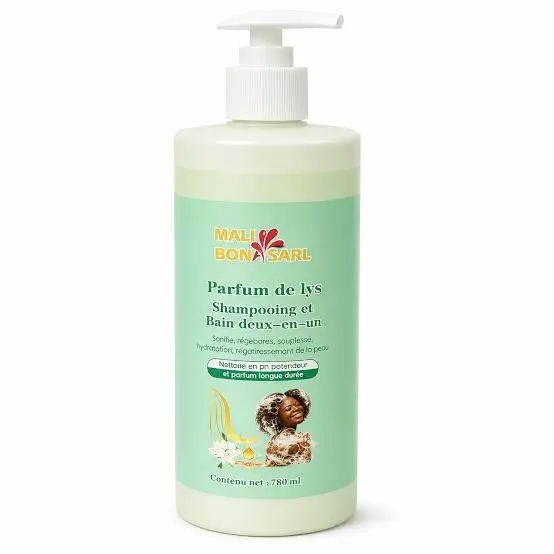 MALI BONA SARL PARFUM DE LYS SHAMPOOING ET BAIN DEUX EN UN 780ML