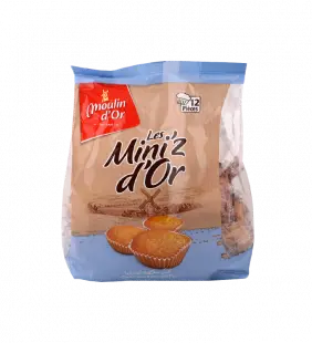 MOULIN D'OR LES MINI'Z D'OR CAKE SAVEUR VANILLE 300G