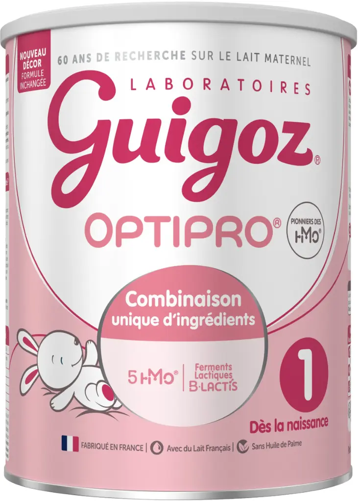 LABORATOIRES GUIGOZ OPTIPRO COMBINAISON UNIQUE D'INGREDIENTS DES LA NAISSANCE N°1 830G
